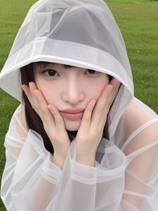 เสื้อกันฝนแบบใสใช้แล้วทิ้ง ปกป้องตัวเต็มรูปแบบ ยาวคลุมเข่า ใส่สบาย น้ำหนักเบา สำหรับผู้ใหญ่ ใช้ได้ตลอดทั้งปี ป้องกันฝน