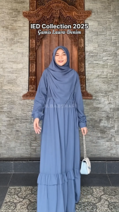 GAMIS LAURA WOLFIS RAYON CRINKLE PREMIUM JUMBO WANITA TERBARU JILBABSHAFI