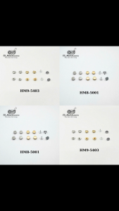 [Hàng mới] (50set) Bộ đinh tán kim loại dùng cho quần jean áo khoác túi xách HM9-5403#ssl_accessories