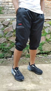 Celana jogger pria keren/jogger chinos/jogger pendek 3 4