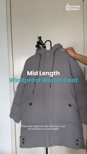 Hitchie -15Deg Man Winter Snow Cold Down Jacket Men Fleece Coat Baju Sejuk Tebal Lelaki Parka Korean Windproof 男冬天外套羽绒服