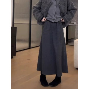 Quần Ống Rộng Cạp Cao Thường Ngày Bằng Vải Len Đa Năng Cho Phụ Nữ Ngoại Cỡ Mùa Thu 2025 Quần Ống Rộng Thoải Mái