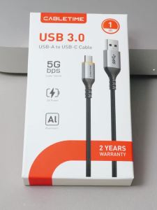 Cabletimes | CABLETIME USB C Devices C435 Nylon 5Gbps Type C USB 3.0 Cable Copper Design Fast Data Sync for Samsung Huawei