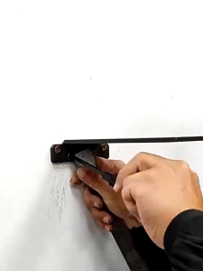 1/2 PCS 8Inch Steel Heavy Duty Concealed Floating Wall Bracket Shelf Holder Front and Back Concealed Bracket