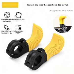 Tay Nắm Xe Đạp Leo Núi Kiểu Dáng Công Thái Học Tay Nắm Phụ Trợ Hình Sừng Bò Có Phần Tựa Ngón Tay Cái Dành Cho Xe Đạp BMX Và Xe Đạp Đường Trường