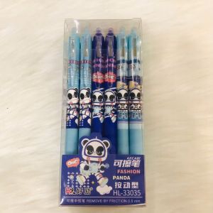 HỘP 12 Cây Bút Viết Gel Bấm Bôi Xóa Tẩy Được (Mực Xóa Được) Ngòi 0.5mm - Mực Xanh / Tím - Mực Đậm Ngòi Êm Mực Đẹp