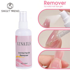 100ml False Nail Tips Solid Adhesives Gel Remover Nail Liquid Easy To Soften Remover Press On Nails Gel Fake Tips Remover Tools