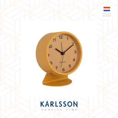 Karlsson Alarm clock Cool Retro metal mango yellow