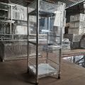 Kệ inox 3 tầng tấm  , nhiều kích thước khác nhau . Hàng dày dặn và chắc chắn .. 