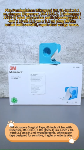 (1 PIECE) 3M 1535-1 Micropore Surgical Tape [WITH Dispenser]