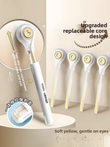 LPS Yellow Ruler Correct Tape Refillable Pen Style Easy to Use for Middle School Students Creative Stationery Supplies