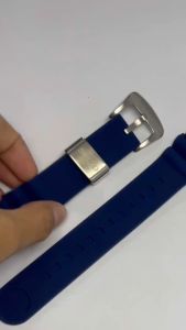 Blue Class A 22mm watch strap Replacement Rubber Strap Blue SOFT Z22 BAND 6309 6306 7548 7002 BVT04