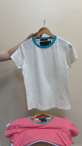 PALETTES TShirt for Women Ladies T-shirt Shirts Trendy Polka Dots Tee #7215