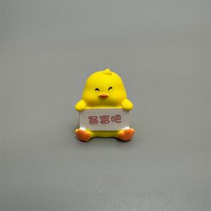 Adorable Animal Desk Accessories Ins Style Resin Screen Decorations Office Workstation Tabletop Car Dashboard Cute Plaques