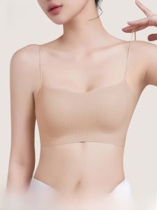 MiiOW | เสื้อชั้นในสายเดี่ยวบางๆ สำหรับผู้หญิง ฤดูร้อน 2025 รุ่นใหม่ เสื้อชั้นในสายเดี่ยวสำหรับผู้หญิง ดีไซน์หลังสวย ไร้ตะเข็บ สายบาง