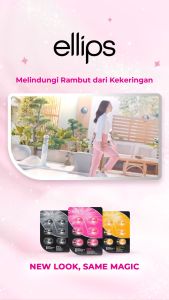 NEW ELLIPS Hair Vitamin Capsule Complete Care 6x1ml BPOM