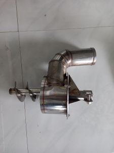 Bơm bùn ao inox cho máy xăng cốt thẳng (ngay) 55hp đến 75hp đầu ra 76mm.