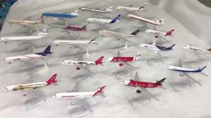 1/400 Scale Aircraft Model Korean Air B747 Diecast Airplane Replica Alloy Material A380/A320 Series Collectible Gift