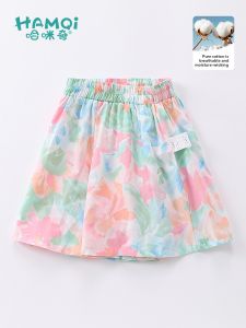 Hamqi | Summer New Cotton Skirt Shorts for Girls Trendy Gradient