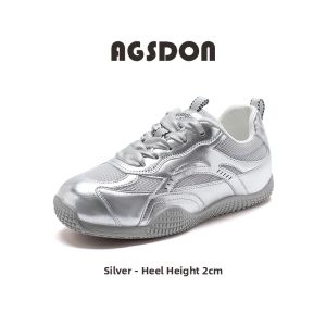 Agsdon | Silver Ballet Style Summer Training Shoes