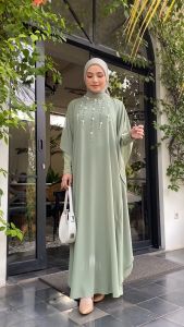 Cundamani Kaftan Payet Muslim Lebaran: Desain & Bahan
