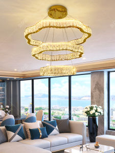 KING STAR | Elegant and Simple Floral-shaped Crystal Chandelier