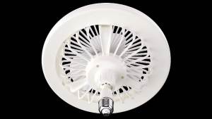 Quạt Trần LED Hiện Đại IRALAN Có Đèn Đế Xoáy E27 Điều Khiển Từ Xa Đèn Trang Trí Phòng Tích Hợp Sẵn 120V-240V