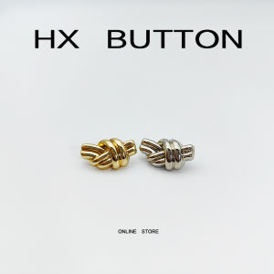 New High-End Elegant Retro Irregular Metal Buckle Fashionable Coat Shirt Suit Button Home Sewing DIY Alloy Material Button