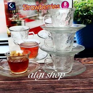 Set Gelas & Sendok Tamu 8Pcs: Pilihan Praktis untuk Pernikahan & Pesta