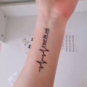 Tattoo viền hoa văn nhiều mẫu HCM Hình xăm dán - sticker tattoo moko 10.5 x 6cm tại Ivy Store