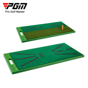 (Trajectory display golf hitting mat) PGM swing cutting practice training aid carpet with non-slip rubber bottom and portable design