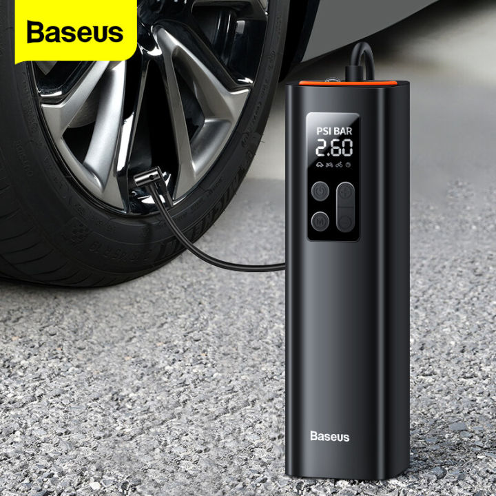 GSRUAN Digital Portable Tire Inflator - Wireless Air Pump With Pressure Gauge For Car, Truck, Bike & Motorcycle