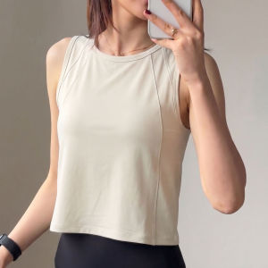 sui xin yu qie | Lightweight Mesh Breathable Yoga Workout Top