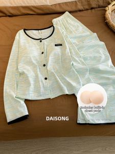 DAISONG | Modal Cotton Sleepwear Set with Padding Women