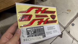 Bộ full tem SH 150i màu đỏ ( tem chữ và thông số)