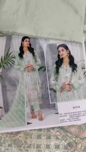 [PRE-ORDER] Ready Made Heavy Fox Georgette With Heavy Embroidery Suit (10-15days delivery)