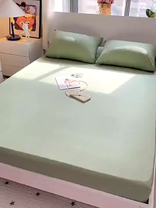 3 in 1 Sheets Hotel Premium (1 Fitted Sheet & 1/2 Pillowcases) Flat Sheets with Pillowcases