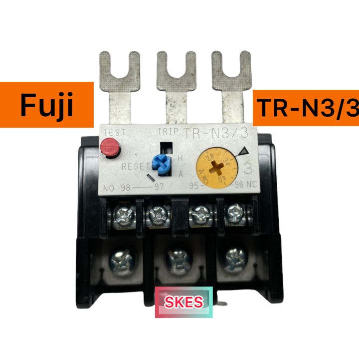 FUJI TRN3/3 THERMAL OVERLOAD RELAY MADE IN JAPAN Trn3 SSK ELECTRIC