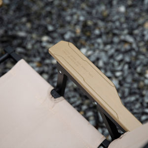 Outdoor Camping Folding Chair with Solid Wood Armrests Kemit Chair Accessories Wide Armrests Portable Travel Gear