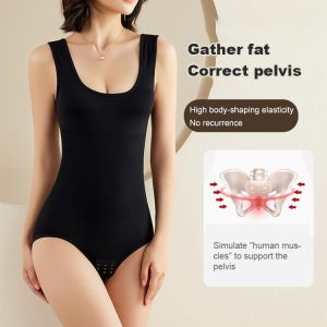 【35-100KG】Seamless One-piece Body Shaper Abdomen Shapewear Waist shaping pants Seamless Shapewear Bodysuit Corset Belt Tummy Lift Hip Body Shaping Underwear