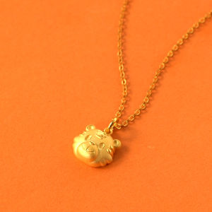 Chow Sang Sang 周生生 999.9 24K Pure Gold PetChat Adorable Tiger Price-by-Weight 2.47g Gold Zodiac Pendant 92966P