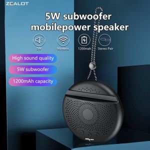 Zealot | ZEALOT S24 5W BT Mini Wireless Speakers Subwoofer Speaker Wireless Speaker Dual Pairing1200mAh BatteryBooming Bass.
