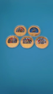 Anime Crazy Animal City Commemorative Coin Commemorative Medal Cross-Border Foreign Trade Medal Metal Craft Gift