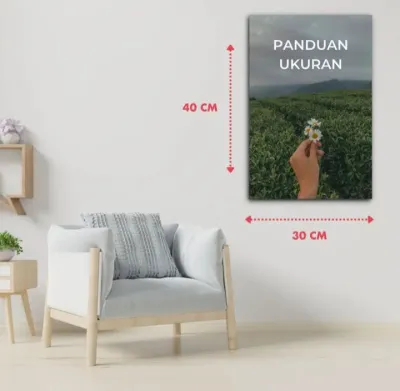 PROMO CETAK FOTO UKRAN 40X30 SUDAH DI BINGKAI TERLARIS