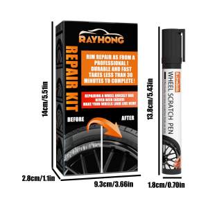 Wheel scratch repair pen repair pen paint touch up wheel scratch repair scratch removal轮毂划痕修复笔 补漆笔