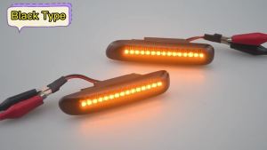 2 Chiếc Đèn Xi Nhan LED Nháy Tuần Tự Đèn Báo Rẽ Bên Hông Dành Cho BMW 3 Series E46 Sedan Coupe Wagon Convertible 1997-2001 Giao Diện T10