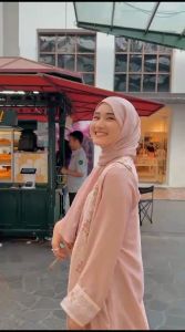 Zakia Abaya Cradenza Silk Premium Friendly Busui