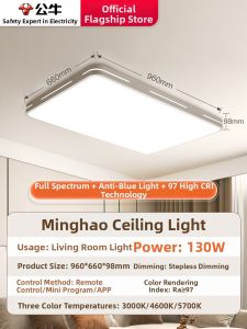 Bull | Ultra Bright Full Spectrum Modern Simple LED Ceiling Light