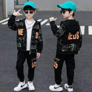 MixuKids- Setelan Jaket hoodie Denim 5-14thn/ Setelan Jaket Denim import/ Seelan Celana Panjang Cotton
