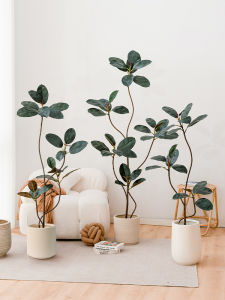 LIANYOU | Decorative Realistic Rubber Plant Artificial Greenery